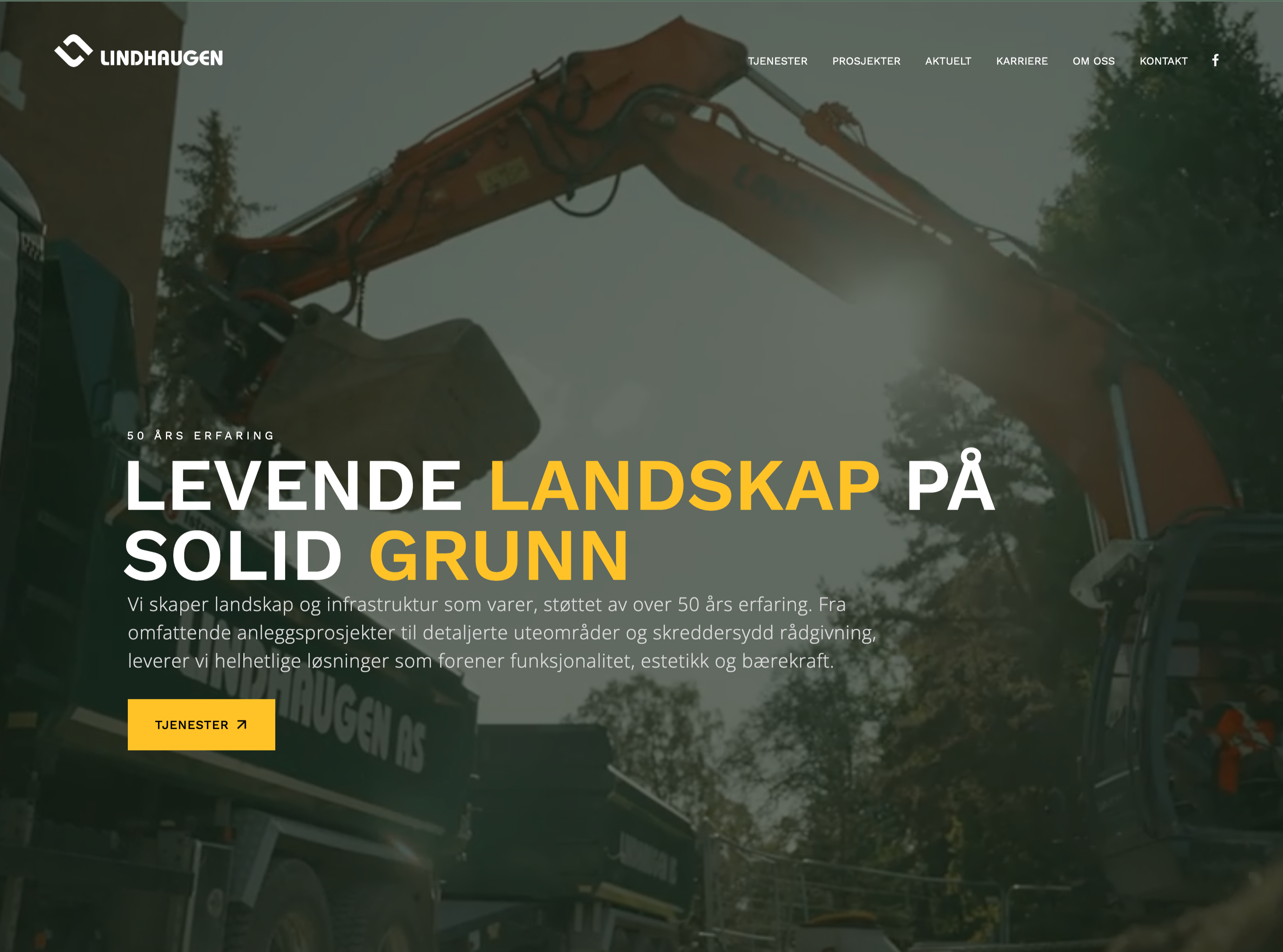 Rebranding og nye nettsider for Lindhaugen